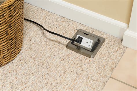 external electrical floor boxes|floor mounted electrical outlet boxes.